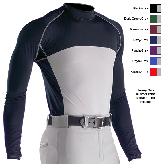 Alleson 507TLY Youth Mock Neck Custom Baseball Jerseys Baseball