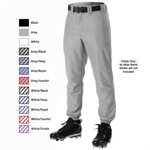 Alleson PROWP Solid & Pinstripe Baseball Pants C/O