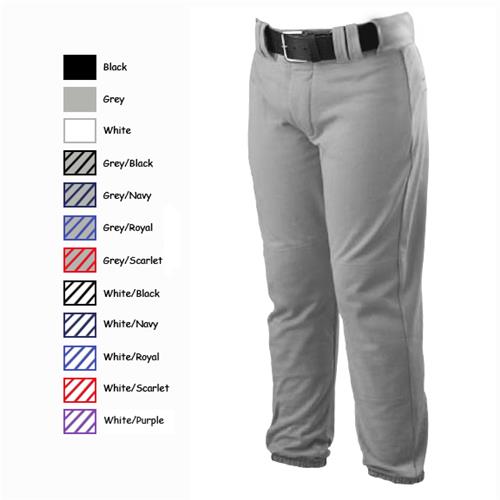 Alleson PROWPY Solid & Pinstripe Baseball Pants CO