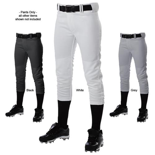 Women's Small (BLACK) Low-Rise Softball Pants CO