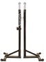 T-Base Competition Volleyball Uprights (FeatherLite (Pin-Stop Height Adjust) Upright) - NFHS, NCAA