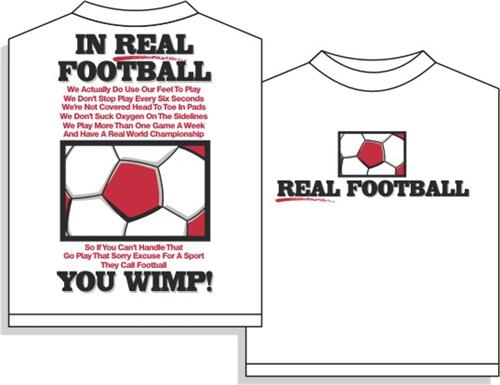 Utopia Soccer Real Football Tshirt