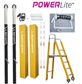 Jaypro Powerlite Volleyball System Package 3.5" PVB-7PKG