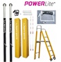 PowerLite Volleyball System Package (3.5" Floor Sleeve) - NFHS, NCAA, USVBA Compliant