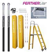 Featherlite Volleyball System Package 3.5" PVB-5PKG