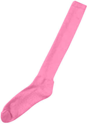 Alleson Solid Pink Baseball/Softball Socks