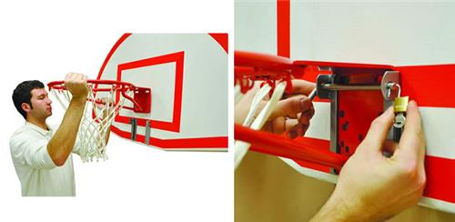 Basketball Removable Goal Bracket Adapter Kit