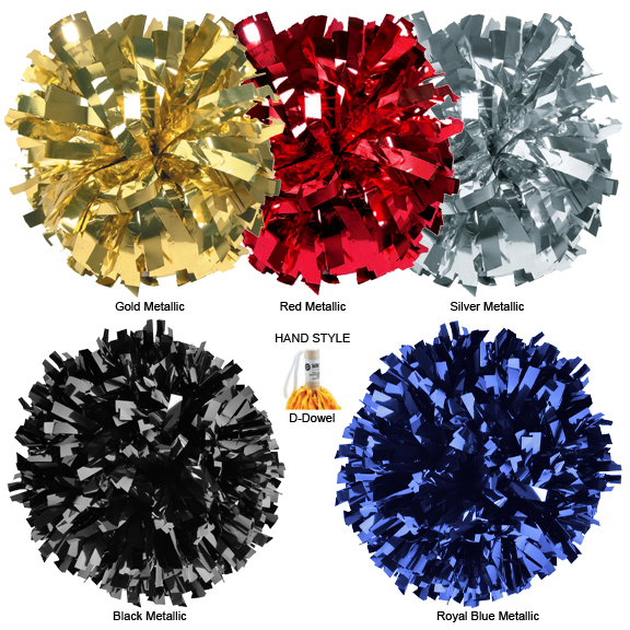 Metallic Poms