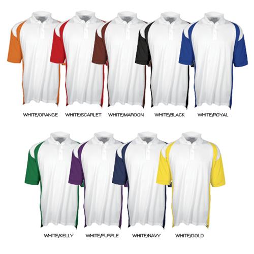 Tonix Mens "Cornerback" Sports Polos Soccer Equipment and Gear