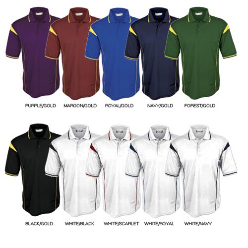 Tonix Mens "Gridiron" Sports Polos Soccer Equipment and Gear