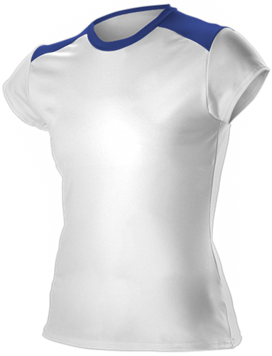 Women WL,WXL & Girls GL,GM 5.5oz Fitted Inset Cap Sleeve Tee Shirts CO