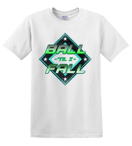 Epic Adult/Youth Ball 'Til I Fall Cotton Graphic T-Shirts. Free shipping.  Some exclusions apply.