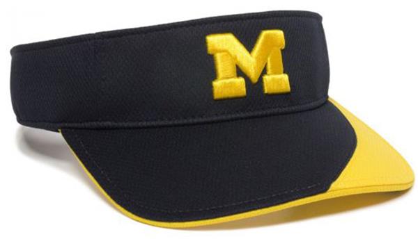OC Sports COL-110 College Replica Adult Visor - Michigan