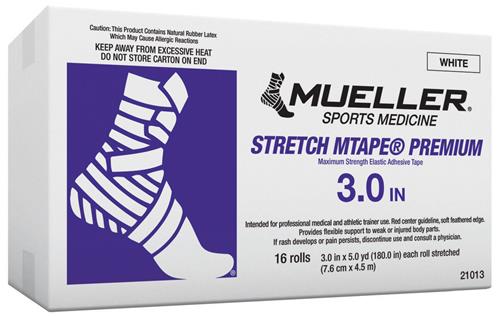 Mueller Stretch MTape Premium Athletic Tape (Case of 16, 24 or 32 rolls)