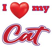 Epic Ladies I Love My Cat V-Neck Graphic T-Shirts