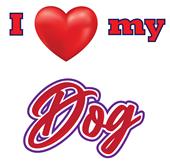 Epic Ladies I Love My Dog V-Neck Graphic T-Shirts