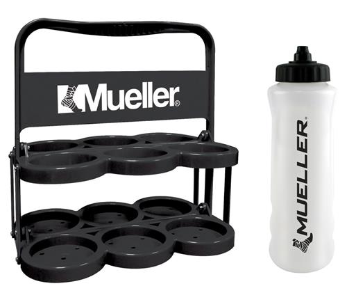 Mueller Athletic Quart Bottles/ Carrier Combo (6qt bottles/carrier)