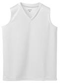 Augusta Sportswear Ladies' Large White Mesh Sleeveless Jersey