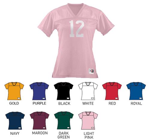 Augusta Ladies Junior Fit Replica Football Tees. Printing is available for this item.