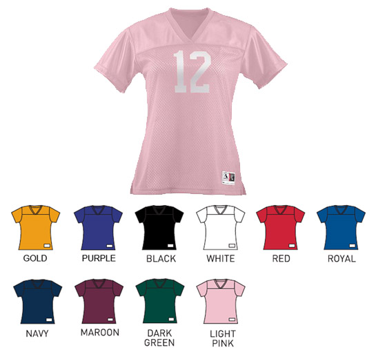 Augusta Ladies Junior Fit Replica Football Tees