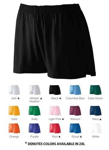 Augusta Sportswear Ladies Jr Fit Jersey Shorts