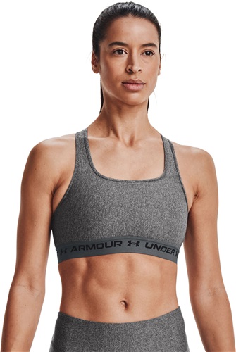 Under Armour Women's Armour Mid Crossback Heather Sports Bra 1361036