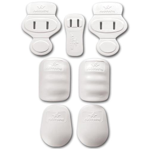 Alleson Youth Light 7Pc Slotted Football Pad Set Closeout Sale Football Equipment and Gear