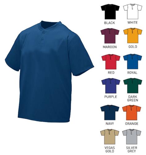 Augusta Sportswear Wicking Two-Button Jerseys. Decorated in seven days or less.