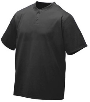 Augusta Sportswear Wicking Two-Button Youth Jersey. Decorated in seven days or less.