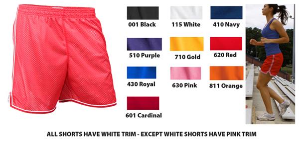 Red Cardinal Shorty Short Gym Shorts 2.5 Inseam