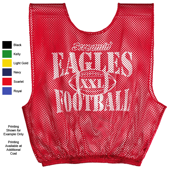 E16730 Adult Football Mesh Scrimmage VestsCloseout