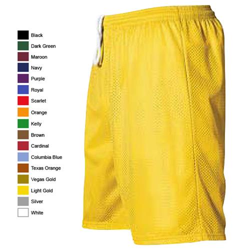 Alleson 569P Adult eXtreme Mesh Athletic Shorts 9" Inseam No Pockets