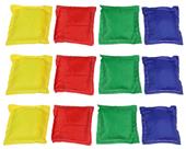 4" or 5" Assorted Colored Bean Bags (Set of 12 Bags) 3-of each color