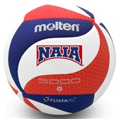 Molten NAIA FLISTATEC Indoor Volleyballs (V5M5000-3NAIA)