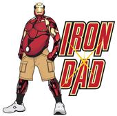 Epic Adult/Youth Iron Dad Cotton Graphic T-Shirts