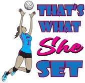 Epic Ladies Thats What She Set V-Neck Graphic T-Shirts