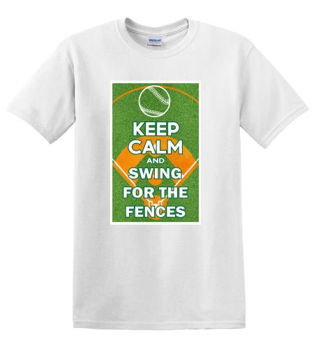 Epic Adult/Youth Keep Calm & Swing Cotton Graphic T-Shirts. Free shipping.  Some exclusions apply.