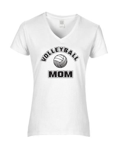 Epic Ladies Volleyball Mom V-Neck Graphic T-Shirts. Free shipping.  Some exclusions apply.
