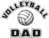 Epic Adult/Youth Volleyball Dad Cotton Graphic T-Shirts