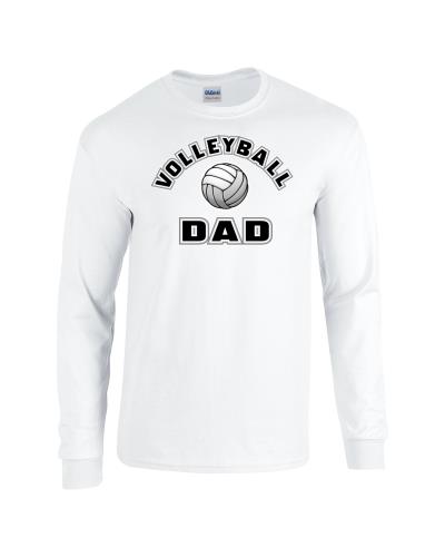 Epic Volleyball Dad Long Sleeve Cotton Graphic T-Shirts. Free shipping.  Some exclusions apply.