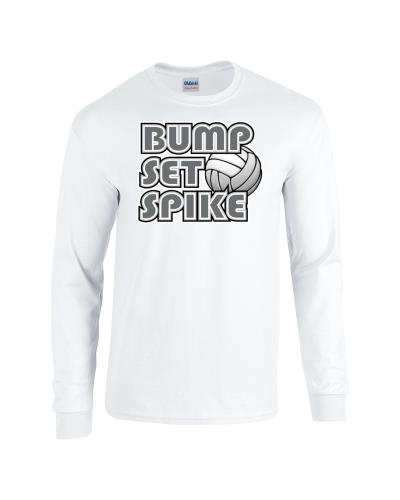 Epic Bump Set Spike Long Sleeve Cotton Graphic T-Shirts