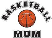 Epic Ladies Basketball Mom V-Neck Graphic T-Shirts