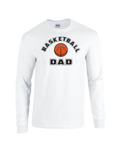 Epic Basketball Dad Long Sleeve Cotton Graphic T-Shirts. Free shipping.  Some exclusions apply.