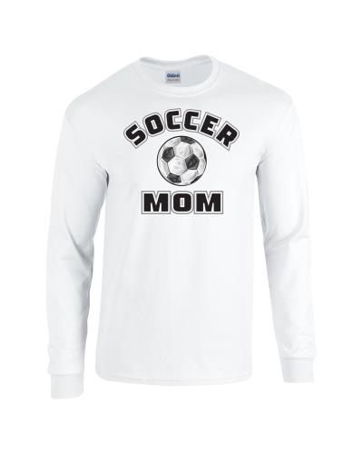 Epic Soccer Mom Long Sleeve Cotton Graphic T-Shirts. Free shipping.  Some exclusions apply.