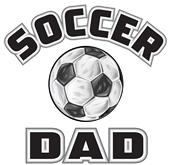 Epic Ladies Soccer Dad V-Neck Graphic T-Shirts
