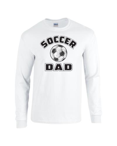 Epic Soccer Dad Long Sleeve Cotton Graphic T-Shirts