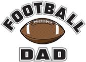 Epic Adult/Youth Football Dad Cotton Graphic T-Shirts