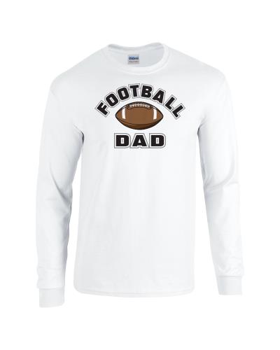 Epic Football Dad Long Sleeve Cotton Graphic T-Shirts