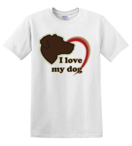 Epic Adult/Youth I Love My Dog Cotton Graphic T-Shirts. Free shipping.  Some exclusions apply.