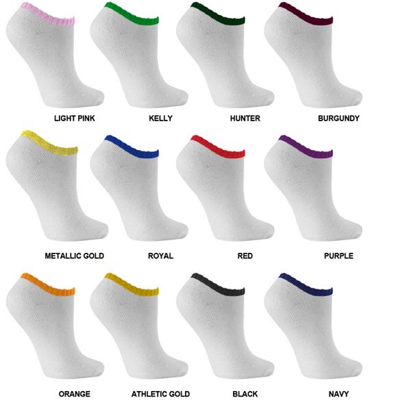 JB Bloomers Cheer No Show Socks - Cheerleading Equipment and Gear